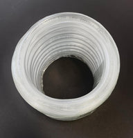3/8” ID x 1/2” OD x 25 Ft. Clear PVC tubing. Aquarium, water line, or beverage dispenser replacement.