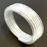 5/16” ID x 7/16” OD x 25 Ft. clear PVC tubing. Aquarium, water line, or beverage dispenser replacement.