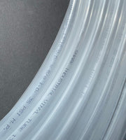 11/16” ID x 13/16” OD x 50Ft. Clear PVC tubing. Aquarium, water line, or beverage dispenser replacement.