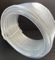 1” ID x 1-1/4” OD x 50 Ft. Clear PVC tubing. Aquarium, water line, or beverage dispenser replacement. (50 Ft.)