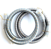 2-Pack Industrial Grade Premium Washer Hoses 1/2" fitting ID - No-Lead Burst Proof Red and Blue Lined Water Inlet Supply Lines - Universal Connection - 10 Year Warranty