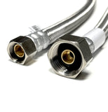 10 PK Faucet Water Supply Connector  - 30" Long 3/8 Female Comp x 1/2 FIP