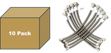 10 PK Toilet Water Supply Connector - 1/2" FIP x 7/8 Ballcock ( 16 inch)