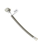 Case QTY - 50 x 12 Inch Toilet Water Supply Connector Line Braided Stainless Steel - 3/8 Female Compression Thread x 7/8 Female Ballcock Thread