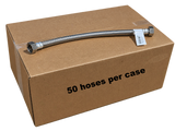 Case Qty - 50 x 12in Faucet Water Supply Connector - 1/2" FIP x 1/2" FIP