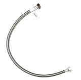 Case Qty - 50 x 24 Inch Stainless Steel Braided Faucet Supply Line - 1/2" Female Iron Pipe (FIP) Thread for both ends