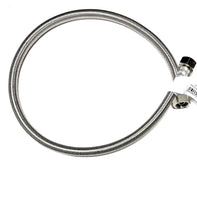 30 Inch Faucet Water Supply Connector Line Braided Stainless Steel, Faucet Supply Line - 1/2" Female Iron Pipe (FIP) Thread for both ends