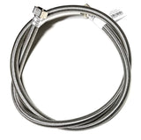 48 Inch Toilet Water Supply Connector Line Braided Stainless Steel, Toilet Supply Line - 1/2" Female Iron Pipe (FIP) Thread for both ends