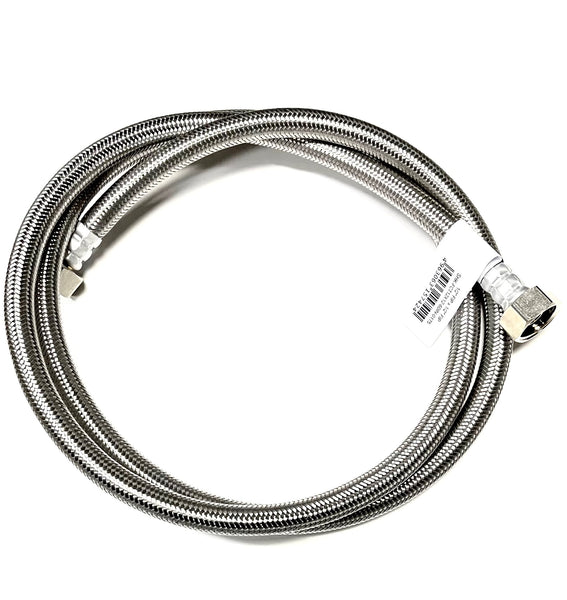 60 Inch Faucet Water Supply Connector Line Braided Stainless Steel, Faucet Supply Line - 1/2" Female Iron Pipe (FIP) Thread for both ends
