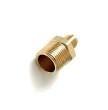 Male Flare x MIP Brass Adapter  – 45° Flare Tube Fitting with for Gas, Fuel & Refrigeration (5 sizes)