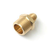 Male Flare x MIP Brass Adapter  – 45° Flare Tube Fitting with for Gas, Fuel & Refrigeration (5 sizes)