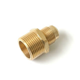 Male Flare x MIP Brass Adapter  – 45° Flare Tube Fitting with for Gas, Fuel & Refrigeration (5 sizes)