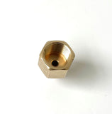 Male Flare x FIP Brass Adapter  – 45° Flare Tube Fitting with for Gas, Fuel & Refrigeration (6 sizes)