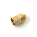 Male Flare x FIP Brass Adapter  – 45° Flare Tube Fitting with for Gas, Fuel & Refrigeration (6 sizes)