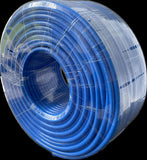 1/2” OD PolyUrethane Tubing x 721 ft. Air line or fuel line replacement. 0 – 125 PSI (blue)