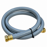 1/2" Fitting ID Food Grade Water Supply Hose 72" Long