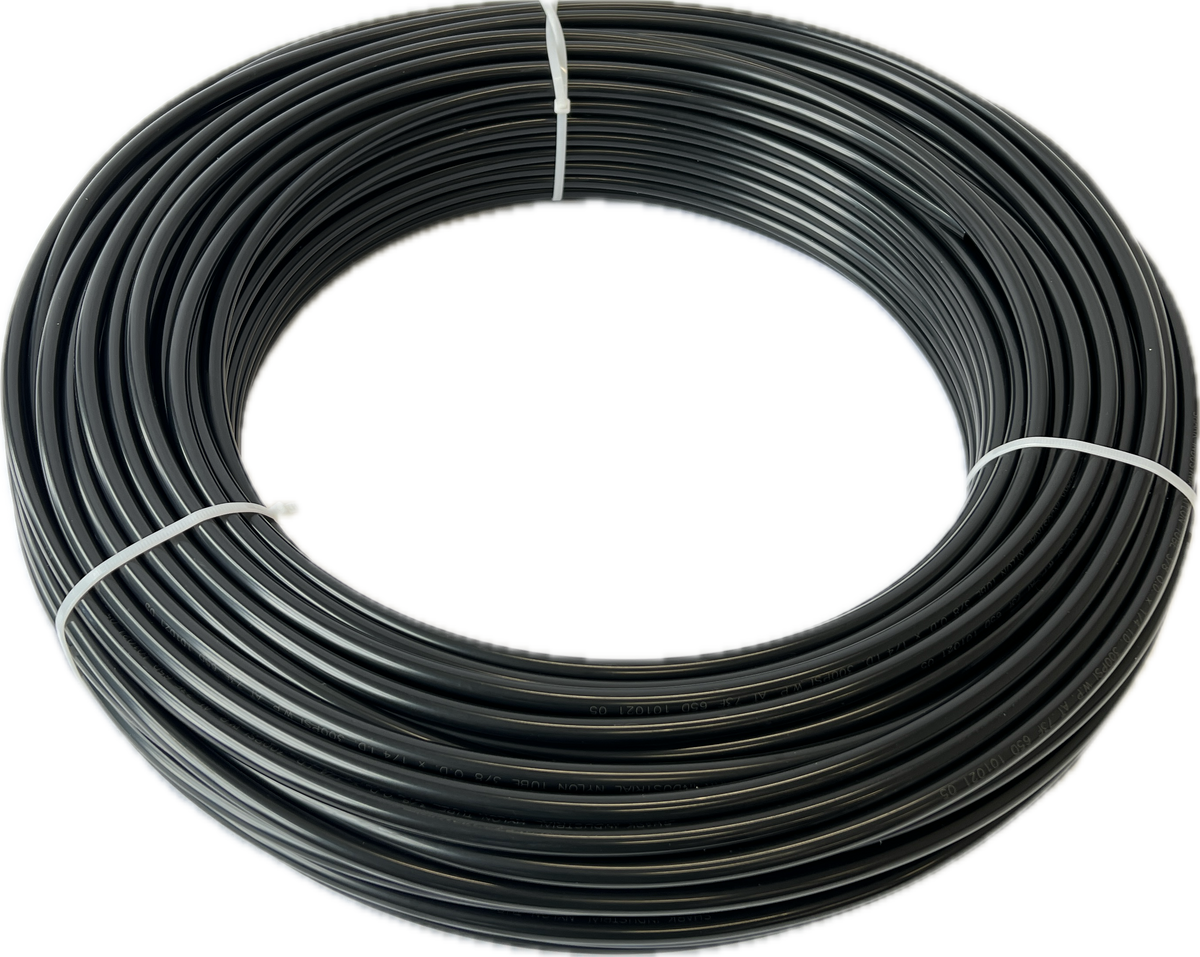 1/4” OD Nylon Tubing x 328 ft. Air line or fuel line replacement. 0 ...