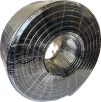 3/8” OD Poly Urethane Tubing x 1148ft. Air line or fuel line replacement. 0 – 125 PSI (black)