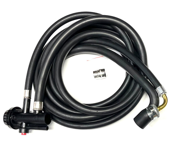8FT Portable Dishwasher Fill & Drain Hose Assembly Compatible with Whirlpool W10273574 with Faucet Adapter