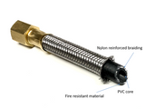 18FT Stainless Steel Braided Propane Hose Extension Assembly with 3/8" Female Flare on Both Ends for Gas Grill, RV Fire Pit
